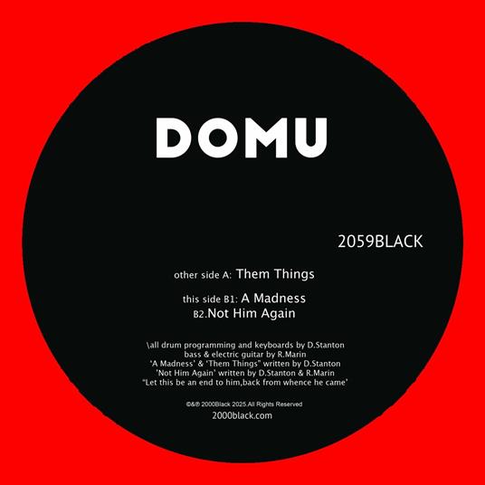 Them Things - A Madness - Not Him Again - Vinile LP di Domu