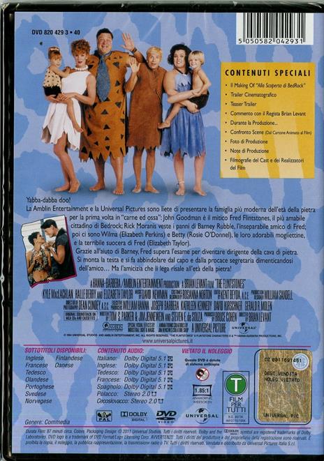 The Flintstones di Brian Levant - DVD - 2