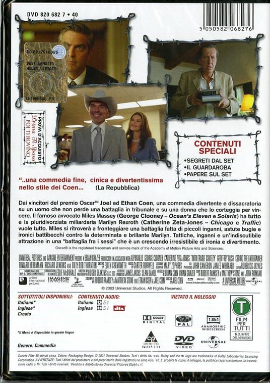 Prima ti sposo, poi ti rovino di Joel Coen - DVD - 2