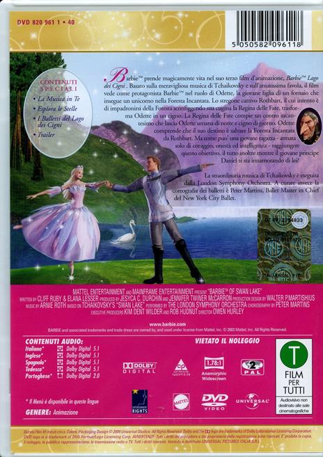 Barbie. Lago dei cigni (DVD) di Owen Hurley - DVD - 2