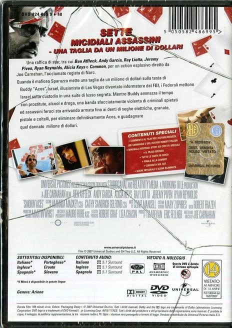 Smokin' Aces di Joe Carnahan - DVD - 2