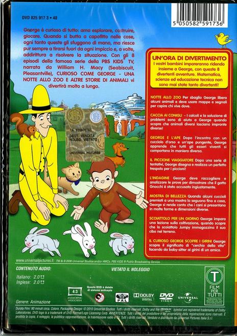 Curioso come George. Vol. 1 di Frank Marino - DVD - 2