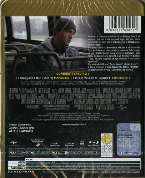 8 Mile (Blu-ray) di Curtis Hanson - Blu-ray - 2