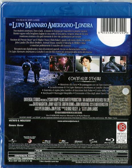 Un lupo mannaro americano a Londra di John Landis - Blu-ray - 2