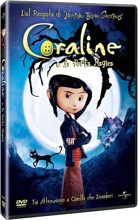 Coraline e la porta magica (1 DVD) di Henry Selick - DVD
