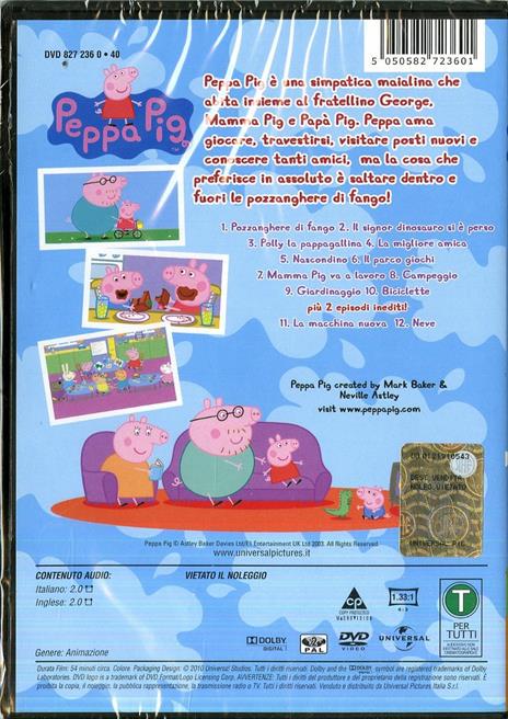 Peppa Pig. Pozzanghere di fango e altre storie di Neville Astley,Mark Baker - DVD - 2