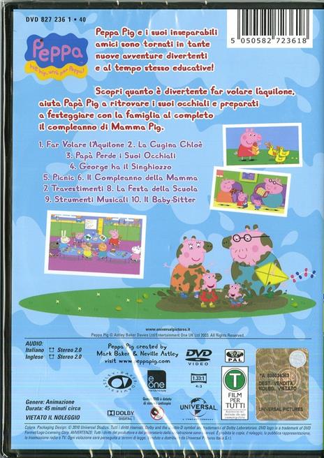 Peppa Pig. Far volare un aquilone e altre storie di Neville Astley,Mark Baker - DVD - 2