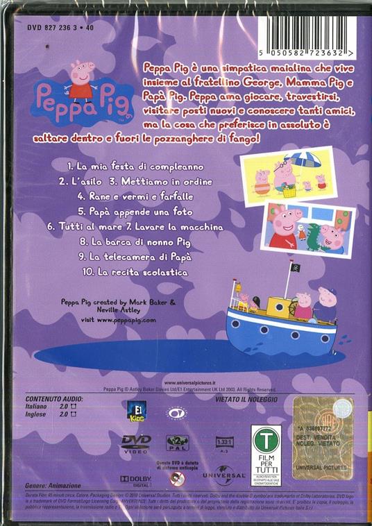 Peppa Pig. La mia festa di compleanno e altre storie di Neville Astley,Mark Baker - DVD - 2