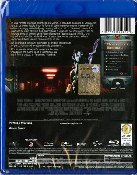 Doom. Nessuno uscirà vivo di Andrzej Bartkowiak - Blu-ray - 2