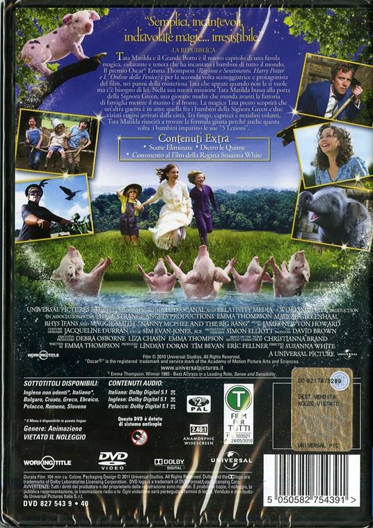 Tata Matilda e il grande botto di Susanna White - DVD - 2