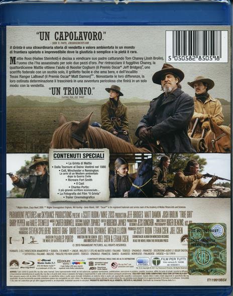 Il Grinta di Ethan Coen,Joel Coen - Blu-ray - 3