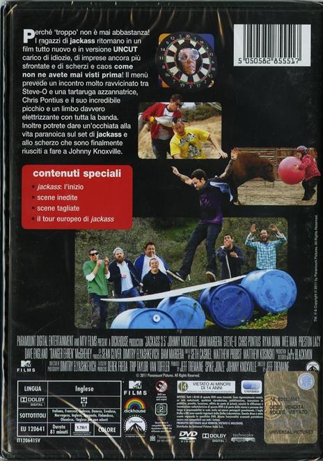 Jackass 3.5 di Jeff Tremaine - DVD - 2