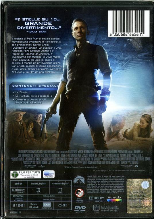 Cowboys & Aliens di Jon Favreau - DVD - 2