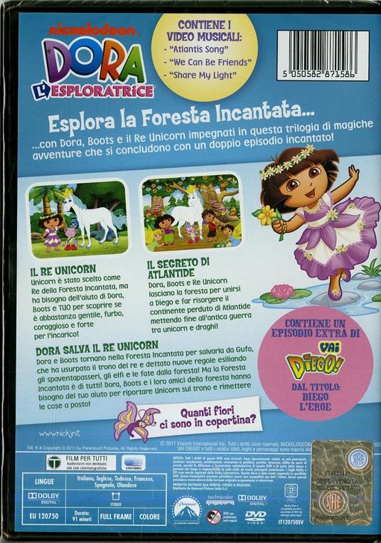 Dora l'esploratrice. Le avventure di Dora nella foresta incantata di George S. Chialtas,Gary Conrad - DVD - 2