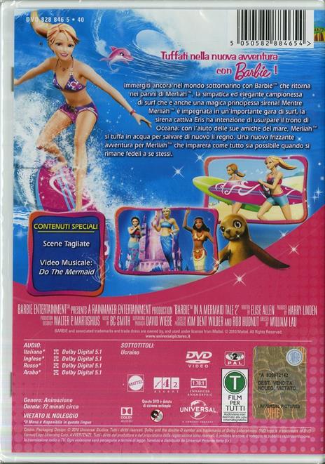 Barbie e l'avventura nell'oceano 2 di William Lau - DVD - 2