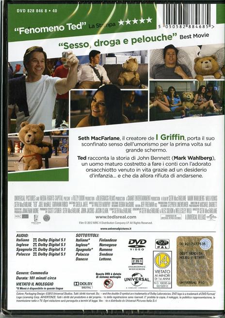Ted di Seth MacFarlane - DVD - 2