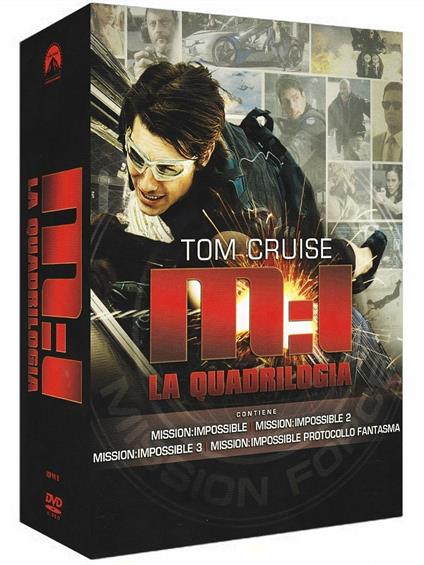 Mission: Impossible. Quadrilogia (4 DVD) di J. J. Abrams,Brad Bird,Brian De Palma,John Woo