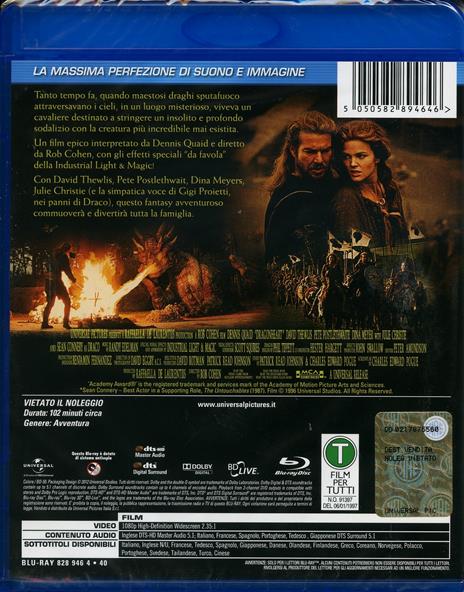 Dragonheart di Rob Cohen - Blu-ray - 2