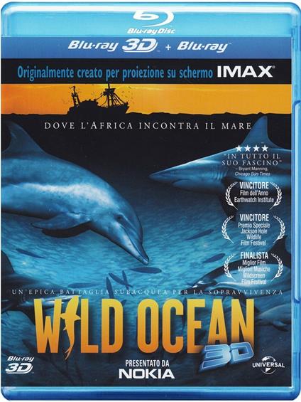 Wild Ocean 3D (Blu-ray + Blu-ray 3D) di Luke Cresswell,Steve McNicholas