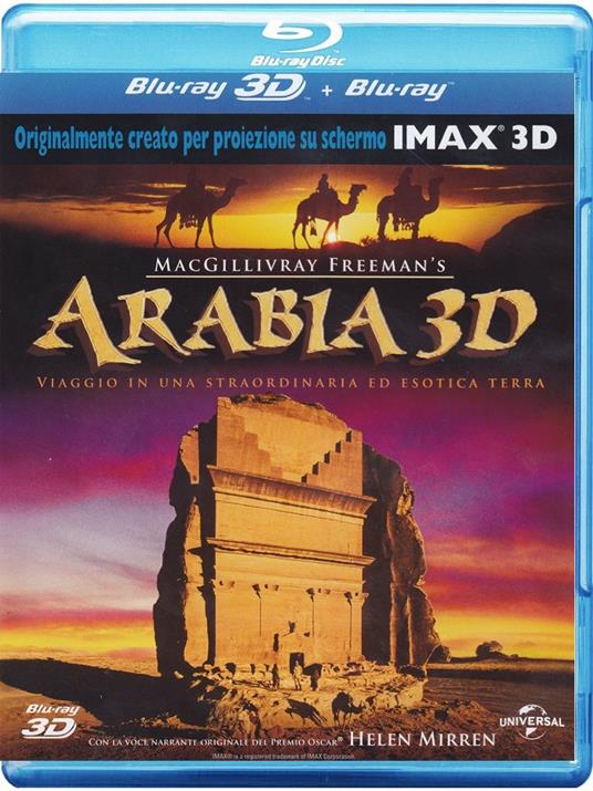 Arabia 3D (Blu-ray + Blu-ray 3D) di Greg MacGillivray - Blu-ray + Blu-ray 3D