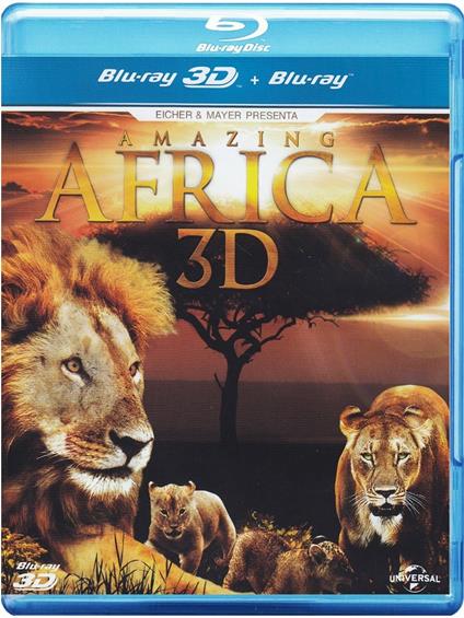 Amazing Africa 3D (Blu-ray + Blu-ray 3D) - Blu-ray + Blu-ray 3D