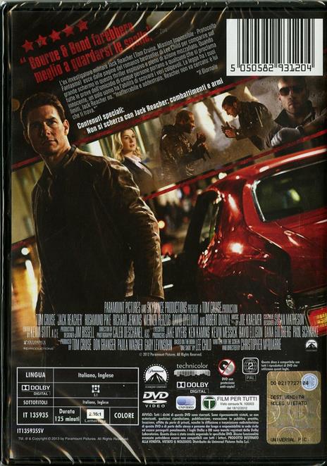 Jack Reacher. La prova decisiva di Christopher McQuarrie - DVD - 2