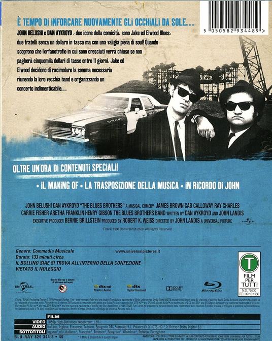 The Blues Brothers di John Landis - Blu-ray - 2