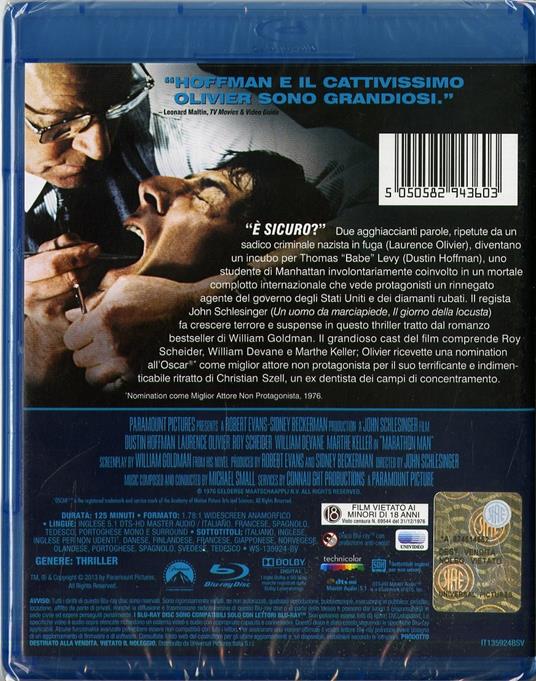 Il maratoneta di John Schlesinger - Blu-ray - 2