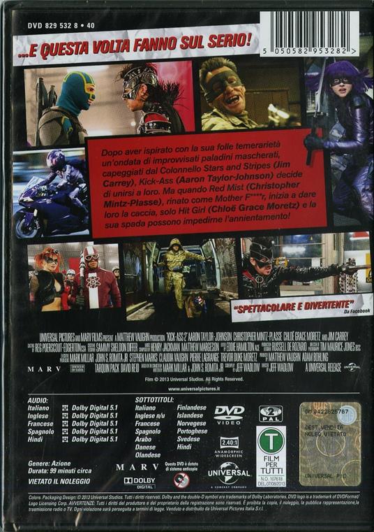 Kick-Ass 2 di Jeff Wadlow - DVD - 2