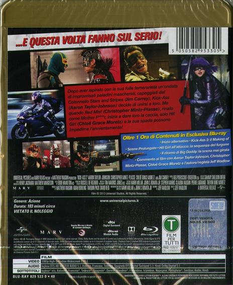 Kick-Ass 2 (Blu-ray) di Jeff Wadlow - Blu-ray - 2