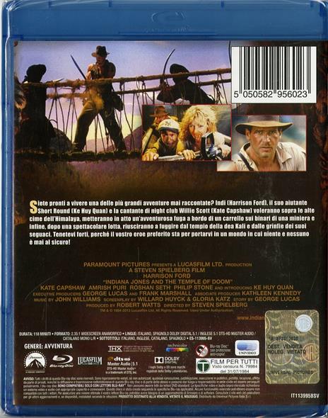 Indiana Jones e il tempio maledetto di Steven Spielberg - Blu-ray - 2