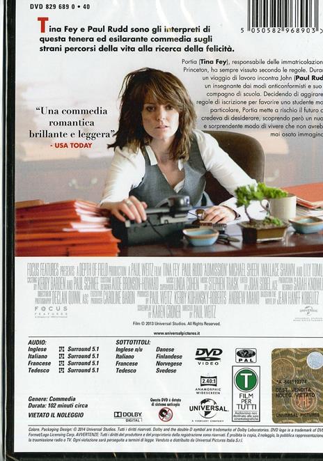 Admission. Matricole dentro o fuori di Paul Weitz - DVD - 2