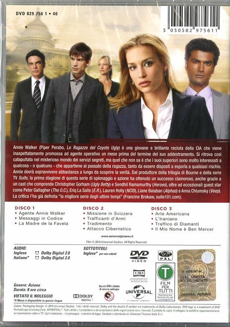 Covert Affairs. Stagione 1 (3 DVD) di Félix Enríquez Alcalá,Allan Kroeker,Kate Woods - DVD - 2