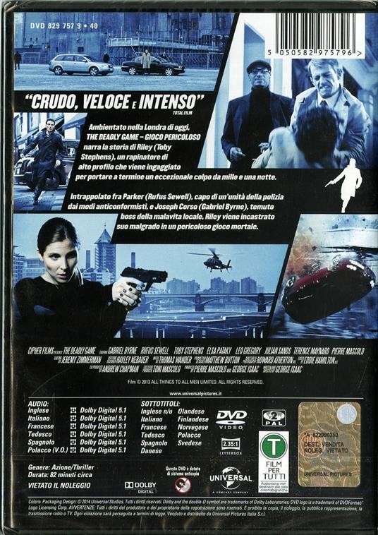 The Deadly Game. Gioco pericoloso di George Isaac - DVD - 2