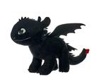 Dragon Trainer 3. Peluche Sdentato Lungo 32 Cm Con Effetto Glow In The Dark Su Ali E Occhi