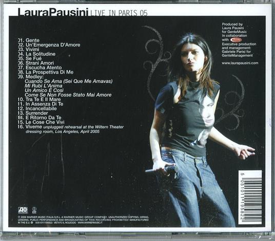 Live in Paris '05 - CD Audio di Laura Pausini - 2