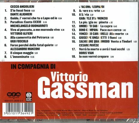 In compagnia di Vittorio Gassman - CD Audio di Vittorio Gassman - 2