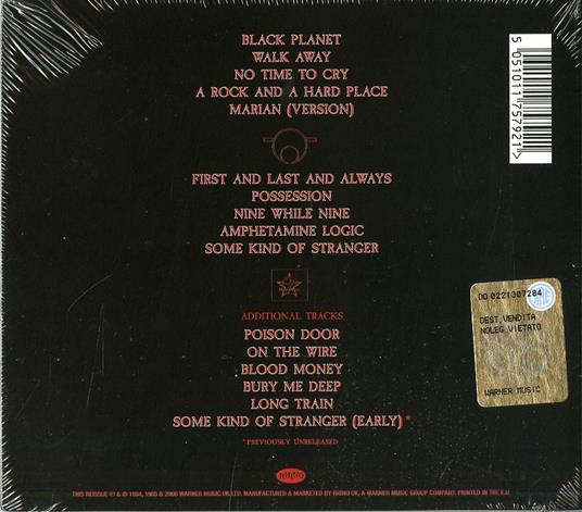 First and Last and Always - CD Audio di Sisters of Mercy - 2