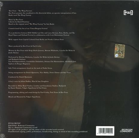 The Wasp Factory - Vinile LP di Ben Frost - 2