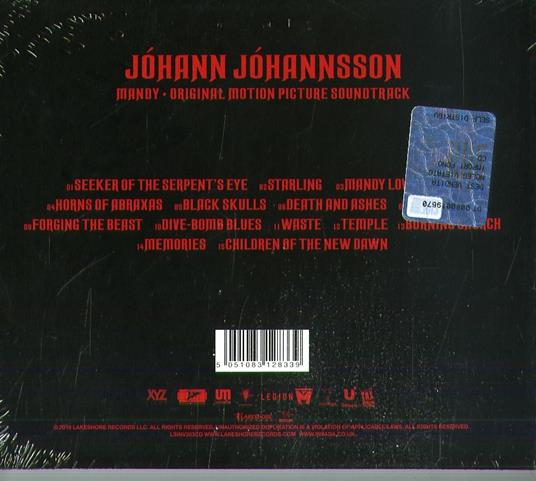 Mandy (Colonna sonora) - CD Audio di Johann Johannsson - 2