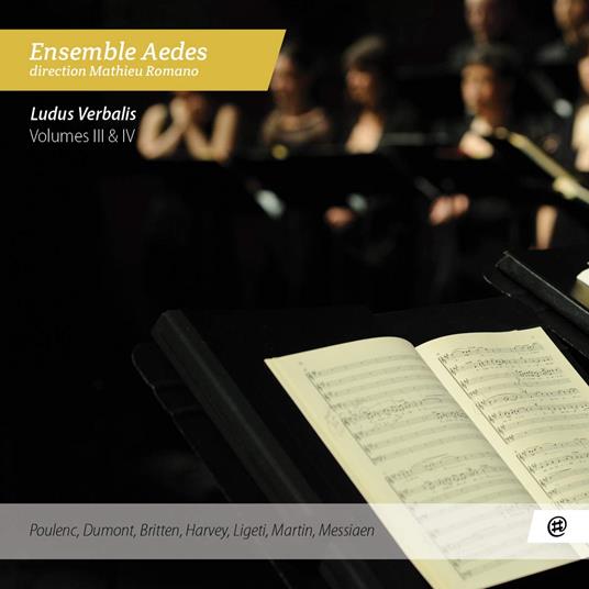 Ludus Verbalis Vol.3 & 4 - CD Audio di Ensemble Aedes