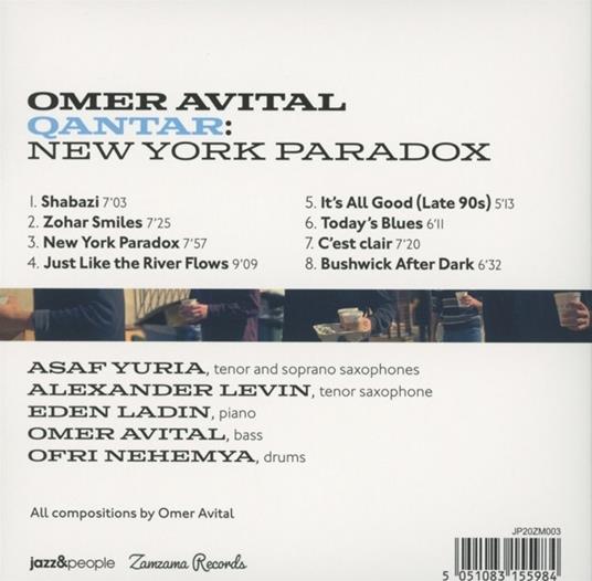 New York Paradox - CD Audio di Omer & Qantar Avital - 2