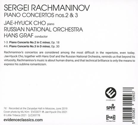 Piano Concertos No. 2 & 3 - CD Audio di Sergei Rachmaninov,Jae-Hyuck Cho - 2