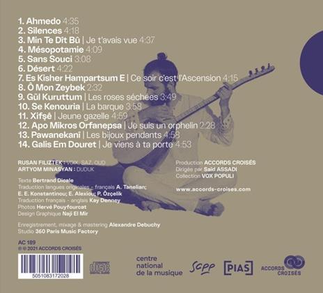 Sans Souci - CD Audio di Rusan Filiztek - 2