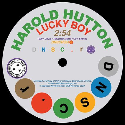 Lucky Boy - Thinkin About You - Vinile 7'' di Dells,Harold Hutton