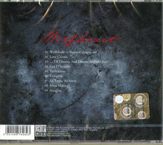 Wolfheart - CD Audio di Moonspell - 2