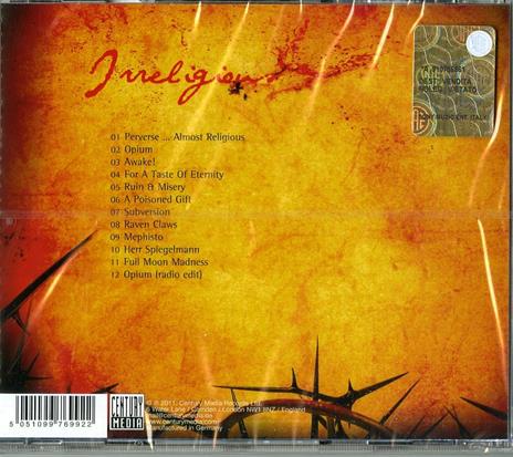 Irreligious - CD Audio di Moonspell - 2