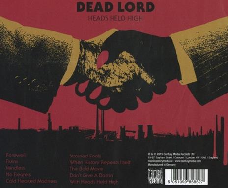 Heads Held High - CD Audio di Dead Lord - 3