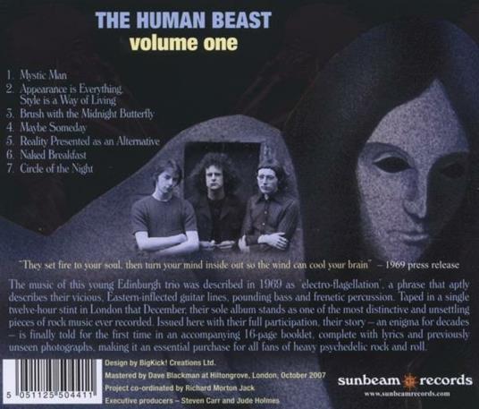 Volume 1 - CD Audio di Human Beast - 2