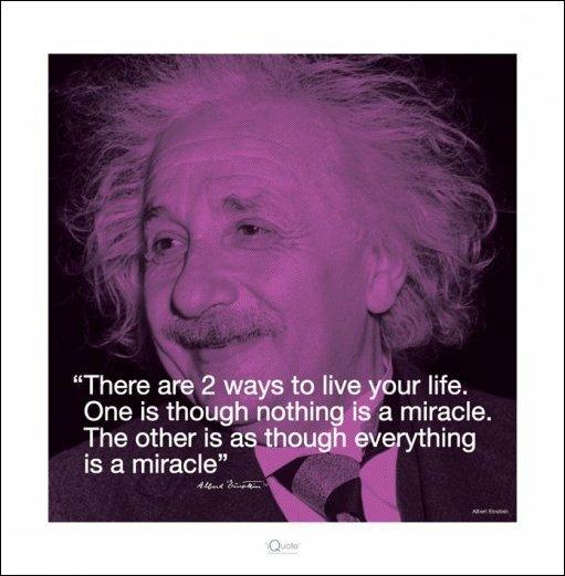 Poster Albert Einstein. I.Quote